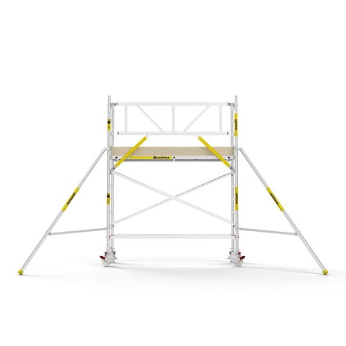 Panthera PRO 75x245 4,2m werkhoogte met enkele voorloopleuning carbon vloer