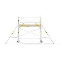 Panthera PRO 75x305 4,2m werkhoogte met enkele voorloopleuning carbon vloer