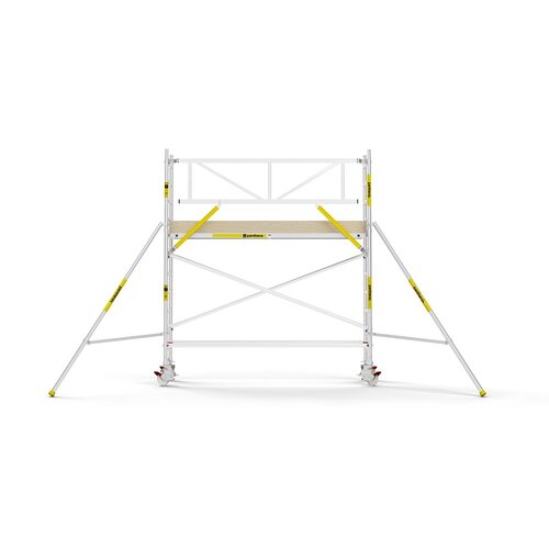 Panthera PRO 75x305 4,2m werkhoogte met enkele voorloopleuning carbon vloer