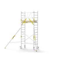 Panthera PRO 75x185 5,2m werkhoogte met enkele voorloopleuning carbon vloer