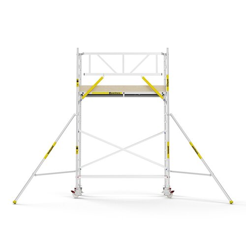 Panthera PRO 75x245 5,2m werkhoogte met enkele voorloopleuning carbon vloer