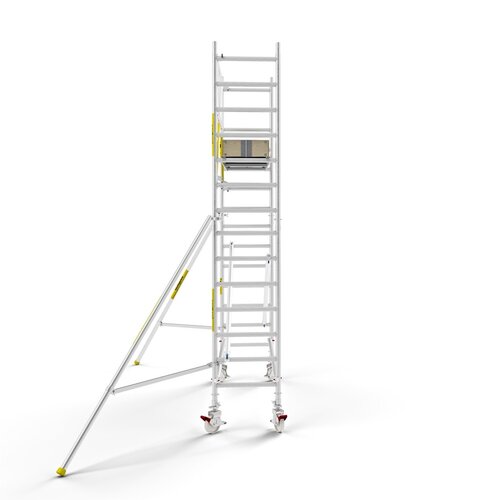 Panthera PRO 75x245 5,2m werkhoogte met enkele voorloopleuning carbon vloer