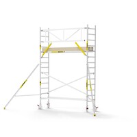 Panthera PRO 75x305 5,2m werkhoogte met enkele voorloopleuning carbon vloer