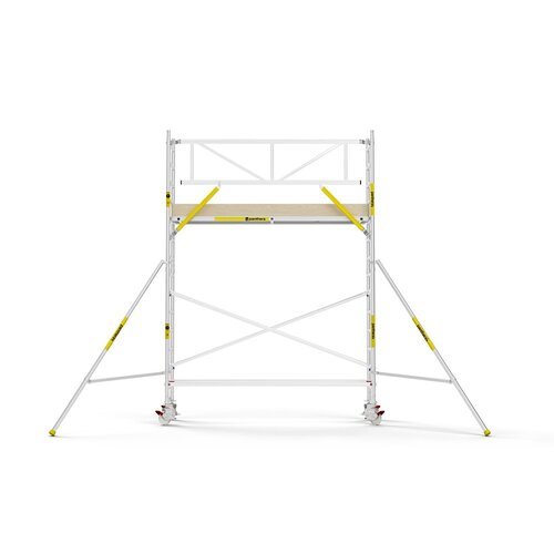 Panthera PRO 75x305 5,2m werkhoogte met enkele voorloopleuning carbon vloer