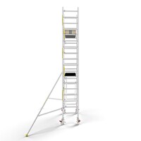 Panthera PRO 75x185 6,2m werkhoogte met enkele voorloopleuning carbon vloer