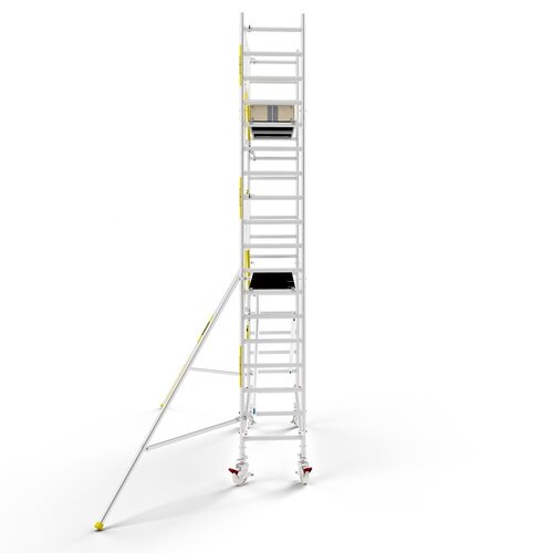 Panthera PRO 75x245 6,2m werkhoogte met enkele voorloopleuning carbon vloer