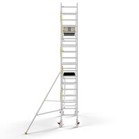 Panthera PRO 75x305 6,2m werkhoogte met enkele voorloopleuning carbon vloer