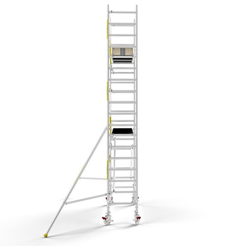 Panthera PRO 75x305 6,2m werkhoogte met enkele voorloopleuning carbon vloer