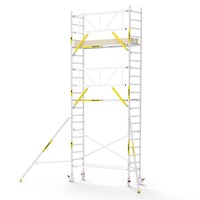 Panthera PRO 75x245 7,2m werkhoogte met enkele voorloopleuning carbon vloer