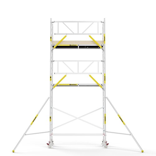 Panthera PRO 75x245 7,2m werkhoogte met enkele voorloopleuning carbon vloer