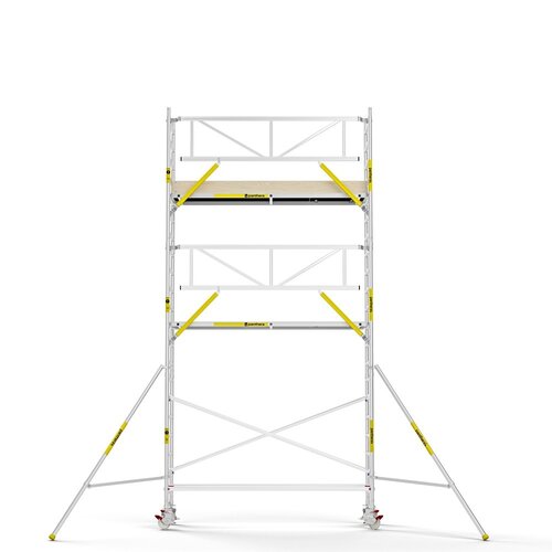 Panthera PRO 75x305 7,2m werkhoogte met enkele voorloopleuning carbon vloer