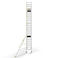 Panthera PRO 75x185 8,2m werkhoogte met enkele voorloopleuning carbon vloer