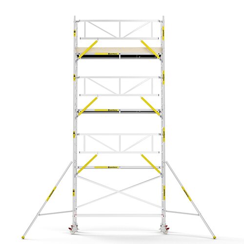 Panthera PRO 75x305 8,2m werkhoogte met enkele voorloopleuning carbon vloer