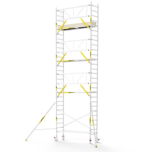 Panthera PRO 75x245 9,2m werkhoogte met enkele voorloopleuning carbon vloer