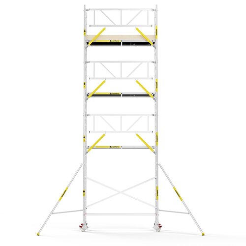 Panthera PRO 75x245 9,2m werkhoogte met enkele voorloopleuning carbon vloer