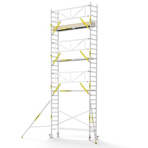 Panthera PRO 75x305 9,2m werkhoogte met enkele voorloopleuning carbon vloer