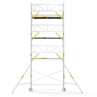 Panthera PRO 75x305 9,2m werkhoogte met enkele voorloopleuning carbon vloer