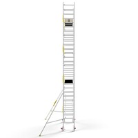 Panthera PRO 75x305 9,2m werkhoogte met enkele voorloopleuning carbon vloer