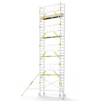 Panthera PRO 75x245 10,2m werkhoogte met enkele voorloopleuning carbon vloer