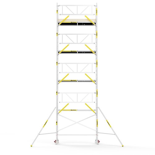 Panthera PRO 75x245 10,2m werkhoogte met enkele voorloopleuning carbon vloer