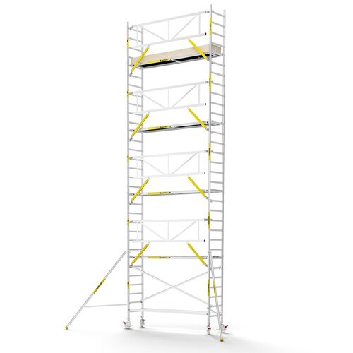 Panthera PRO 75x305 10,2m werkhoogte met enkele voorloopleuning carbon vloer