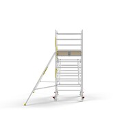 Panthera PRO 135x185 4,2m werkhoogte met enkele voorloopleuning carbon vloer