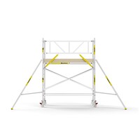 Panthera PRO 135x245 4,2m werkhoogte met enkele voorloopleuning carbon vloer