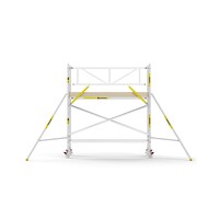 Panthera PRO 135x305 4,2m werkhoogte met enkele voorloopleuning carbon vloer