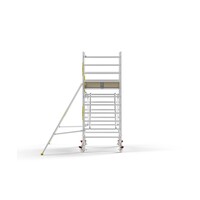 Panthera PRO 135x305 4,2m werkhoogte met enkele voorloopleuning carbon vloer