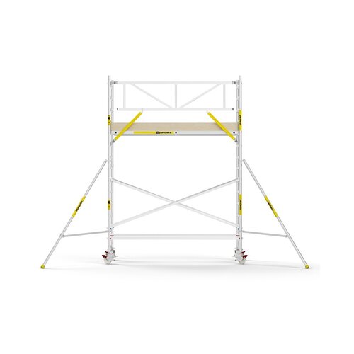 Panthera PRO 135x305 5,2m werkhoogte met enkele voorloopleuning carbon vloer