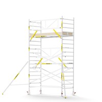 Panthera PRO 135x305 6,2m werkhoogte met enkele voorloopleuning carbon vloer