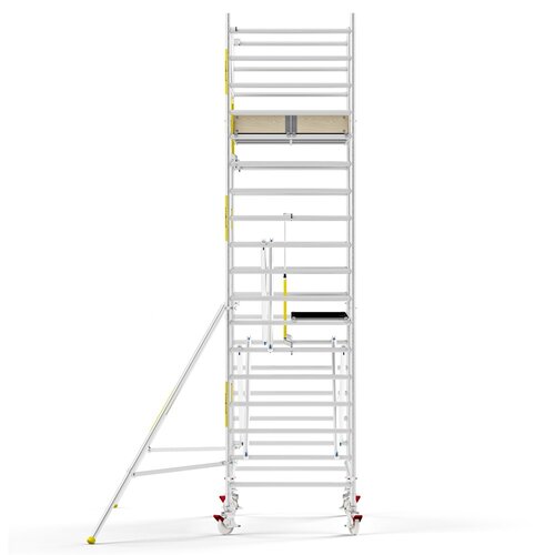 Panthera PRO 135x305 6,2m werkhoogte met enkele voorloopleuning carbon vloer