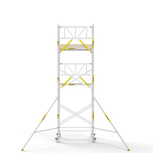 Panthera PRO 135x185 7,2m werkhoogte met enkele voorloopleuning carbon vloer