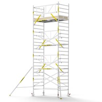 Panthera PRO 135x245 8,2m werkhoogte met enkele voorloopleuning carbon vloer