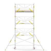 Panthera PRO 135x305 8,2m werkhoogte met enkele voorloopleuning carbon vloer