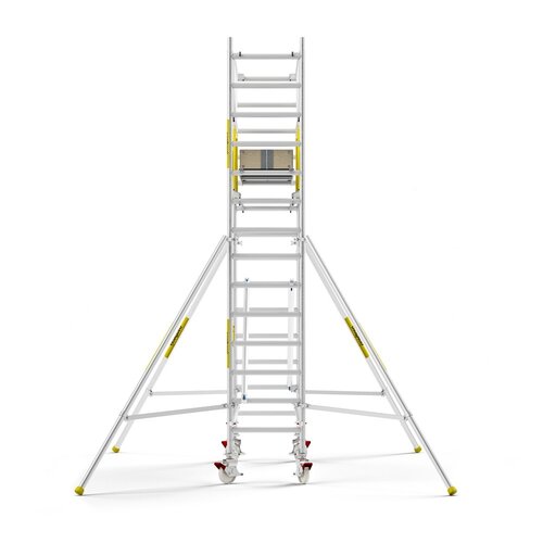 Panthera PRO 75x305 5,2m werkhoogte met dubbele voorloopleuning carbon vloer