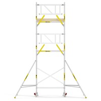 Panthera PRO 90x185 7,2m werkhoogte met dubbele voorloopleuning carbon vloer