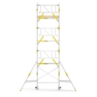 Panthera PRO 90x185 8,2m werkhoogte met dubbele voorloopleuning carbon vloer