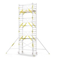 Panthera PRO 90x245 8,2m werkhoogte met dubbele voorloopleuning carbon vloer