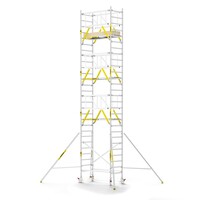 Panthera PRO 90x185 9,2m werkhoogte met dubbele voorloopleuning carbon vloer