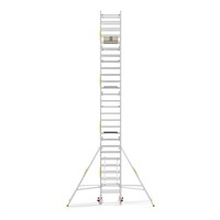 Panthera PRO 90x185 9,2m werkhoogte met dubbele voorloopleuning carbon vloer