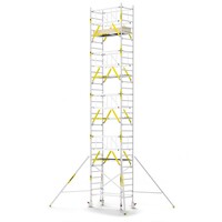 Panthera PRO 90x185 10,2m werkhoogte met dubbele voorloopleuning carbon vloer