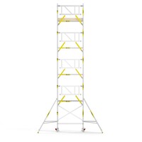 Panthera PRO 90x185 10,2m werkhoogte met dubbele voorloopleuning carbon vloer