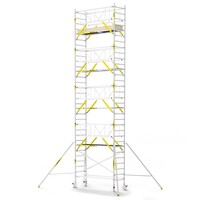 Panthera PRO 90x245 10,2m werkhoogte met dubbele voorloopleuning carbon vloer