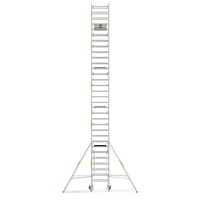 Panthera PRO 90x305 10,2m werkhoogte met dubbele voorloopleuning carbon vloer