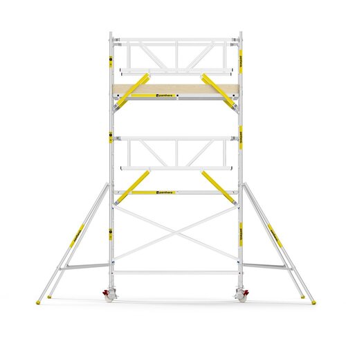 Panthera PRO 135x245 6,2m werkhoogte met dubbele voorloopleuning