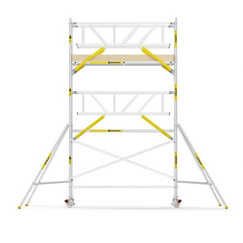 Panthera PRO 135x305 6,2m werkhoogte met dubbele voorloopleuning