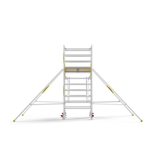 Panthera PRO 135x185 4,2m werkhoogte met dubbele voorloopleuning carbon vloer