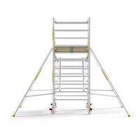 Panthera PRO 135x305 4,2m werkhoogte met dubbele voorloopleuning carbon vloer