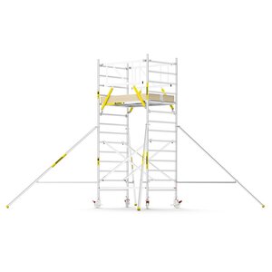 Panthera PRO 135x185 5,2m werkhoogte met dubbele voorloopleuning carbon vloer